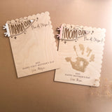 Best Mom Ever Handprint Plaque | Mother's Day Collection