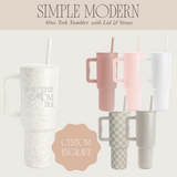 Custom Engraved Tumbler | 40oz Trek Tumbler