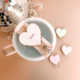 Stanley Candy Heart Topper | 40oz Stanley Quencher