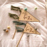 Big Brother / Little Brother Banner Flag | Photo Prop