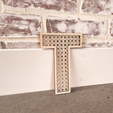 Wooden Cane Letters & Numbers | Boho Decor