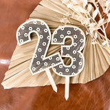 Floral Wooden Cane Cake Topper | Boho Decor