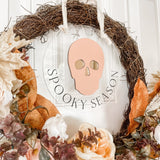 Spooky Season Skull Sign | Autumn Collection
