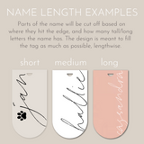 Personalized Acrylic Stocking Tag | Christmas Collection