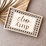 Dirty / Clean Magnet | Engraved
