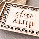 Dirty / Clean Magnet | Engraved