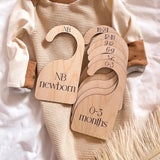 Wooden Nursery Closet Dividers | The Not-So-Frilly Set