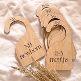 Wooden Nursery Closet Dividers | The Not-So-Frilly Set