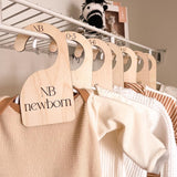 Wooden Nursery Closet Dividers | The Not-So-Frilly Set