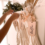 Personalized Wooden Stocking Tag | Christmas Collection