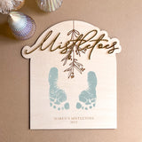 Mistletoes Footprint Keepsake  | Christmas Collection