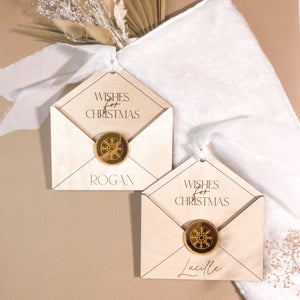 Wishes for Christmas Wooden Hanging Holder | Christmas Collection