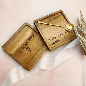 Trinket Tray Or Coaster Set | Custom Engraved