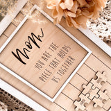 Mother's Day Puzzle Piece Sign | Engrave