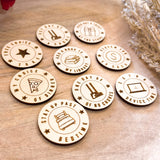 Wooden Reward Tokens | Set of 12