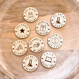 Wooden Reward Tokens | Set of 12